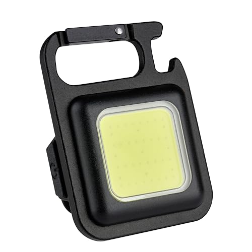 TFA Dostmann Mini LED Arbeitsleuchte COB, 43.2040, Inspektionsleuchte, tragbar, magnetische Werkstattlampe, Outdoor, inkl Flaschenöffner, für...