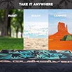 Quiksilver Sand-Free Beach Mat – Large Waterproof Outdoor Picnic Blanket, Lightweight Foldable Mat for Beach, Camping, Park, or Travel – Fits 4-6 People, Quick-Dry, Durable - Image 5