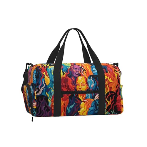 Sac de sport Mexpekil grand format avec compartiment chaussures étanche