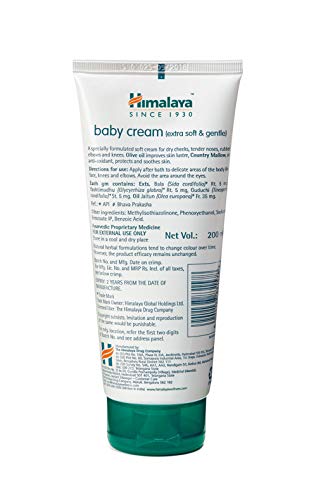 Image of Himalaya Baby Powder, 700g and Cream, Pack of 200ml Combo