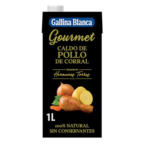 Gallina Blanca Caldo Gourmet de Pollo, 1L