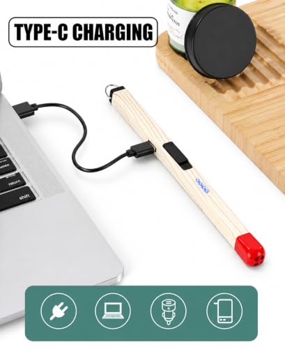 Image of Rechargeable Gas Lighter, Match Stick Shaped, Long Handle