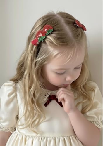 AACKS Clips de Pelo Fresa para Niñas Accesorios para el Cabello miniatura 6
