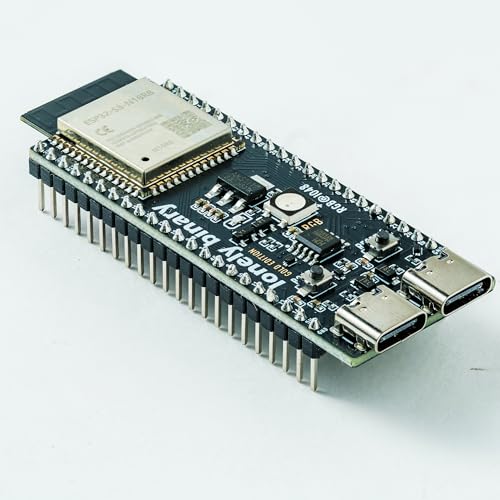 Image of Lonely Binary ESP32-S3 N16R8 Screw Terminal Expansion for Arduino IDE | 16MB Flash, 8MB PSRAM, dual-core 240MHz; WiFi + BT 5.0 LE; dual USB-C; 2.54mm GPIO breakout + screw terminal; MicroPython