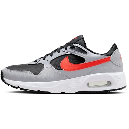 Image of Nike Mens Air Max Sc-Black /Picante Running Shoes Red-Cement Grey-Cw4555-015-6Uk, 6 UK
