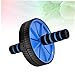Happyyami Abdominal Exercise Roller Double Wheel Mute Ab Wheel for Core Strength Training Blue Fitness Device for Men Women Easy to Use for All Fitness Levels