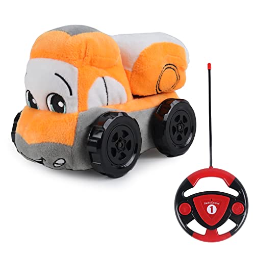- Camion di Peluche - Il Mio Primo Veicolo - 051042 - Auto Telecomandata - Arancione - Lavabile in Lavatrice - - Batterie Non Incluse - Tessuto e Plastica - A Partire dai 18 Mesi