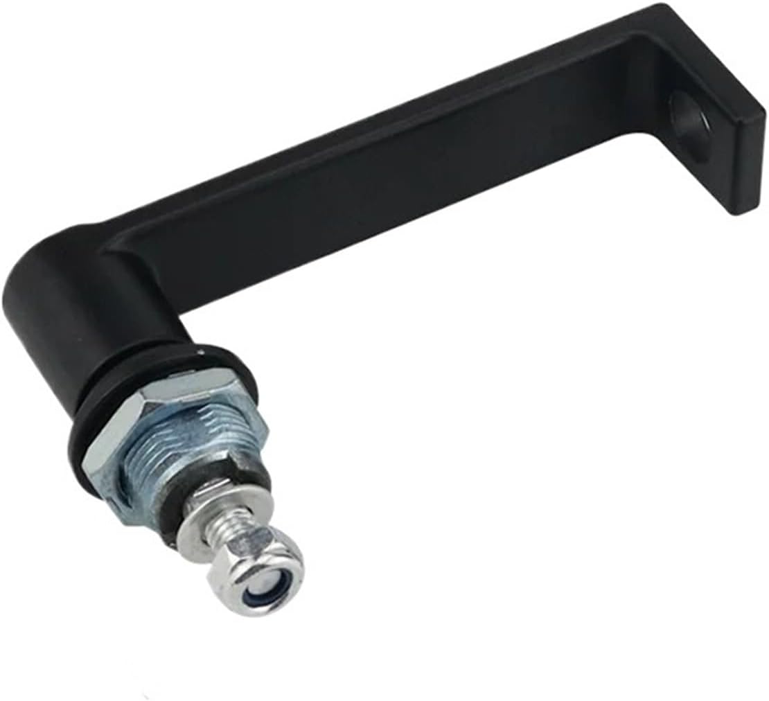 Black Zinc Alloy Handle Industrial Electrical Automation Vehicle Accessories 1Pcs