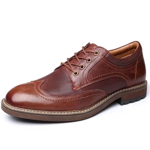 Image of Arkbird Mens Dress Shoes, Lace Up Leather Oxford