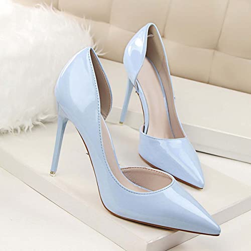 JOEupin Women's High Heels Closed Toe Stiletto Pointed Toe D'Orsay Sexy Dress Wedding Party Pumps Shoes3