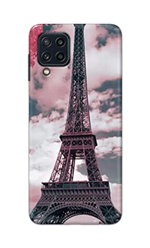 Image of Lovers Famous Place Eiffel Tower in Paris Hard Back Case Cover for Samsung Galaxy M32 (4G) / Samsung F22 (4G) / Samsung M22 (4G) Back Cover -(J5) VNS2227