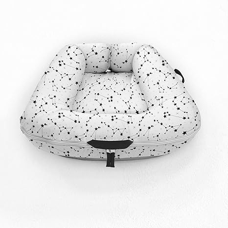 Newborn Lounger Cover for DockATot Deluxe | 100% Cotton Baby Lounger Extra Cover Hypoallergenic Infant Baby Nest Replacement Cover for DockATot Docks Deluxe+ (Cover Only)