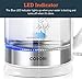 COSORI Electric Kettle 1.7L,Speed-Boil Water Boiler (BPA Free) Auto Shut-Off & Boil-Dry Protection,Glass Water Boiler with LED Indicator Inner Lid & Bottom,White