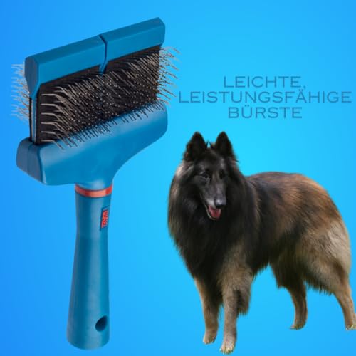 EHASO Hochwertige Fellbürste für Hund & Katze - Langhaar oder kurzhaar - Perfekt für die Unterwolle ihres