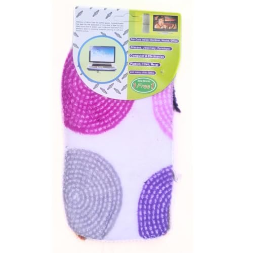 Image of Premium Microfiber Cleaning Cloths 20 x 20 cm - Ultra Soft, Lint-Free, Reusable - Pack of 2 (2 Pcs Each Pack) for Home, Kitchen, Glass, Furniture & Car Detailing