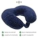 Globite Memory Foam Neck Pillow for Travel, Sleeping, and Neck Support, Navy