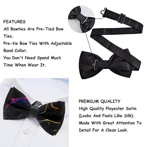 Supdreamc Boys Pre-Tied Bow Tie - Fashionable Design for School Uniform & Events3