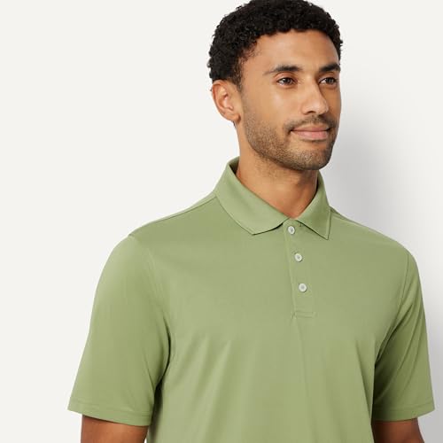 Image of Amazon Essentials Men's Regular-Fit Quick-Dry Short-Sleeve Golf Polo Shirt