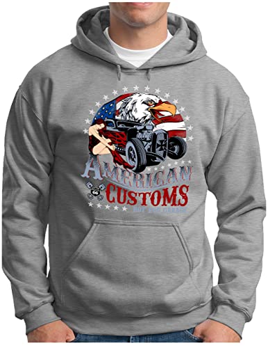 Sweat à capuche US Pin Up Girls finition premium pour Homme OM3