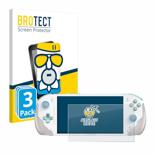 brotect Anti-Glare Glass Screen Protector Matte Compatible with OneXPlayer OneXFly (3 Pack) - Anti-Scratch 9H Protection Film
