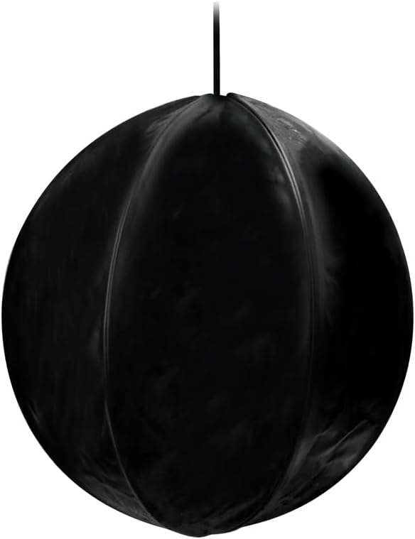 Day Signal Ball, diam. 23,62 inches (600mm), Black, Made of Heavy-Duty Fabric with Foldable Inner framing with Webbing