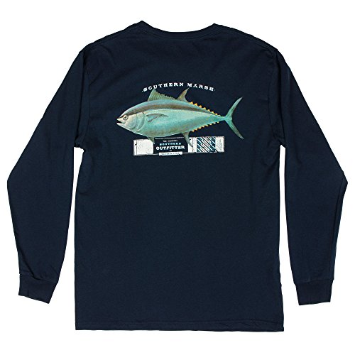 Southern Marsh LS Tuna,Navy,Medium