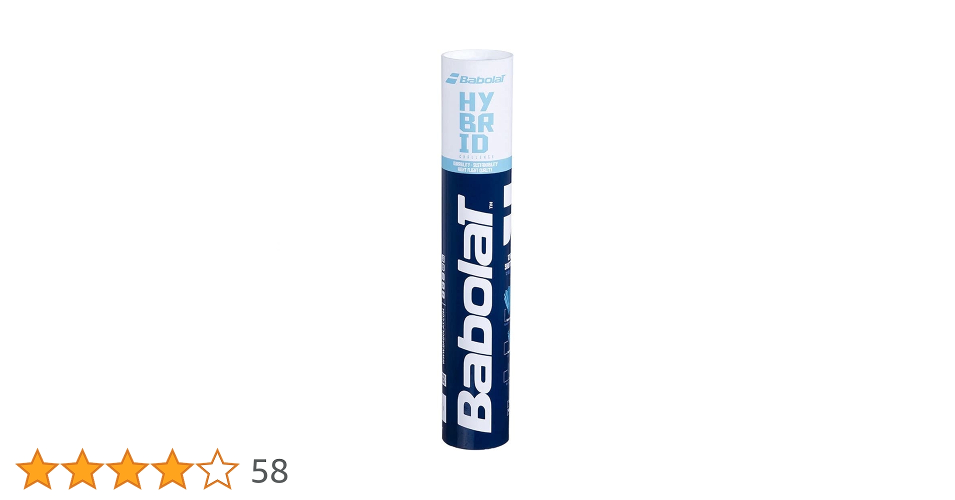 Amazon | バボラ Babolat バドミントン シャトルコック ハイブリッド