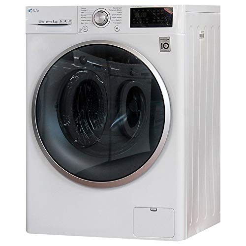 LG F4J7TN1W - Lavadora (Independiente, Carga frontal, Blanco, Giratorio, Tocar, LED, Blanco)
