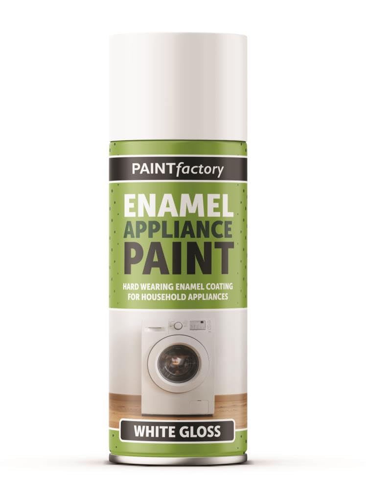 2x 300ml WHITE Heavy Duty Enamel Household Appliance Spray *Free Rapid Post* NEW