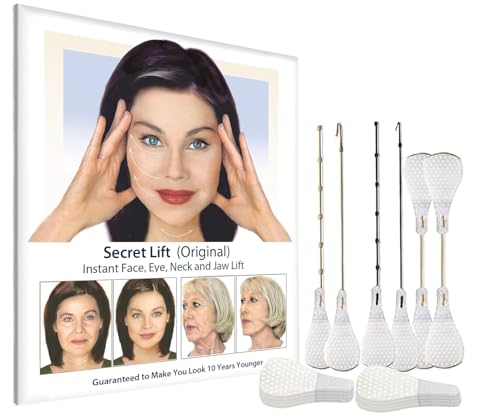 Face Lift tape Invisible 120pcs Facelift Tape Instant Face Tape Strings for Lifting Sagging Skin Faces Tapes Lifting Invisible for Eyes and Brows Face and Neck Cosmetic Tapes Makeup (White)
