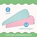 Turbie Twist 2-Pack Extra Long Microfiber Hair Towel for Beauty, Travel, Gifting - Hair Wrap Turban for Long & Thick Hair - Premium Personal Care - Pink&Mint