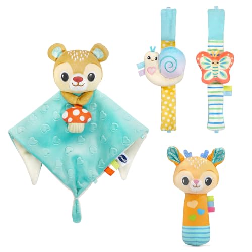 VTech Baby Snuggle, Jingle and Play Baby Bundle Lovey and Rattles