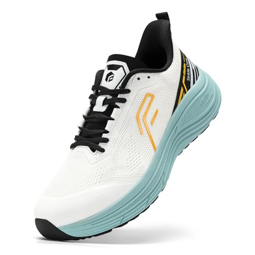 FitVille �����Y �����j���O�V���[�Y ���C�h�t�B�b�g�X�j�[�J�[ �����I�ȃG�l���M�[���^�[�� �t�F�U�[���C�g �A�[�`�T�|�[�g ���[�h�����j���O �W���g���[�j���O �I�����p Stride Core Pro V2, �z���C�g/�u���[�O���[, 9 Wide