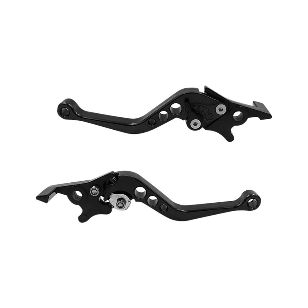 Dagmara Black 2 Pcs Universal Motorcycle Brake Handle Adjustable Moto Motorbike Modification Clutch Drum Lever