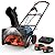 SENIX 40V 18'' Cordless Snow Blower - Variable Speed Steel Auger, 33' Max Throwing Distance, 1500W Brushless Motor, LED Lights, with (2) 5.0Ah Batteries & Charger, Clearing Snow 460lbs/min (STX2-M)