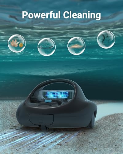 2025 Upgraded TALOSBO Pleco Se Cordless Pool Vacuum Up to 130 Mins Runtime