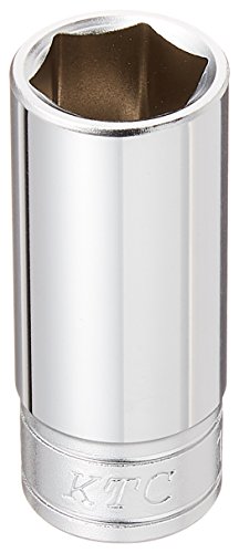 京都機械工具(KTC) 9.5mm (3/8インチ) セミディープソケット (六角) 15mm B3M15