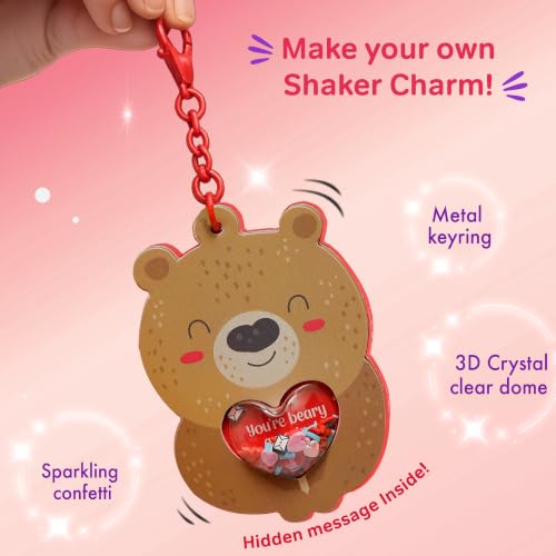 Image of Chalk & Chuckles Joydomes Amazing Bear, DIY Shaker Keychains & Bag Charms