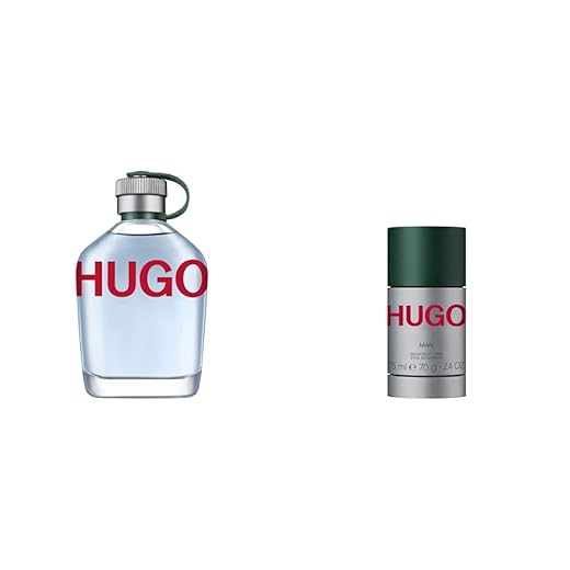 HUGO Man Eau de Toilette 200ml & HUGO Man Deodorant Stick 75ml