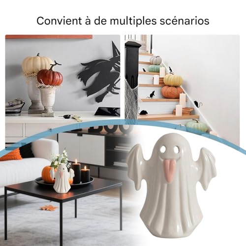 Figurine Fantôme Vase Décor de Table et Centre de Table Halloween - 5