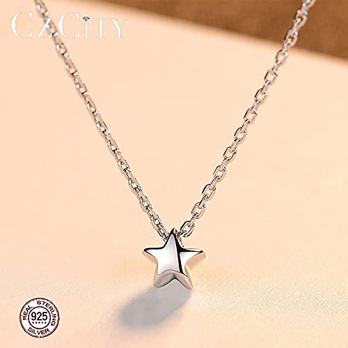 Collier solide femmes pendentif bijoux filles accessoires mode - 5
