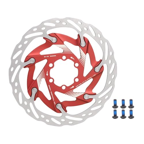 Rotor frein disque route centerlock 160mm anti-déformation en alliage alu et acier carbone
