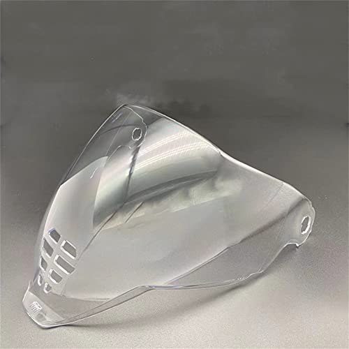Helmet Shields for Airflite IC-06 Helmet Visor Faceshield Uv-Cut Motorbike Windshield Sun Shield Accessories (Clear)