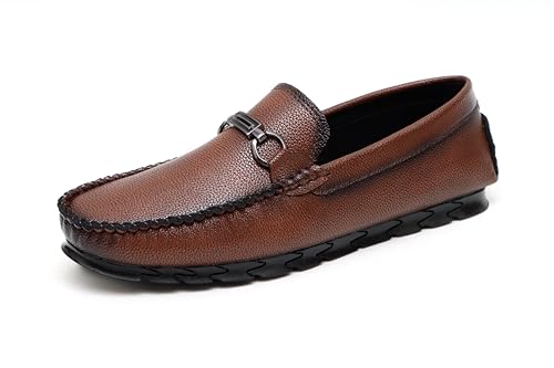 Image of Heels County Faux Leather Loafers Shoes for Men