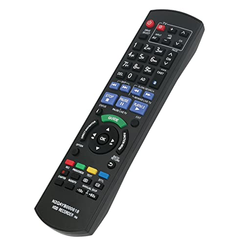N2QAYB000618 Sub N2QAYB000615 VINABTY Replaced Remote Fit for Panasonic HDD Recorder DMR-HW100 DMR-PWT500 - Image 3