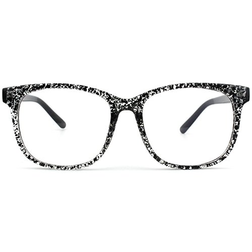 Image of GQUEEN Fake Non Prescription Glasses Clear Lens for Women Men Oversized Frame UV400 Protection, 201581