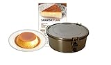 Flanera Flan Maker 1.4 quart Stainless Steel Recipes Included by Flan De Oro