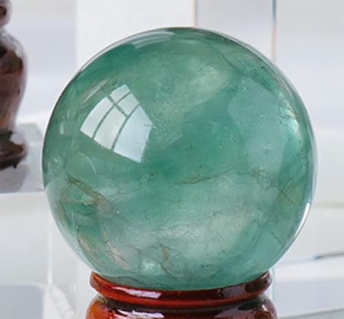 Sphère en quartz vert de 3-4 cm pour feng shui et divination