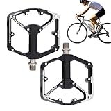 Pedale Für Radsport - rutschfeste Flache Ersatzteile Als Ersatz - Fahrradpedale Mit Anti-Rutsch-Stiften,Für Radfahren, Outdoor, Reisen, Wandern, Training, Fahrradtrainer Sowie Für Männer Und Frauen