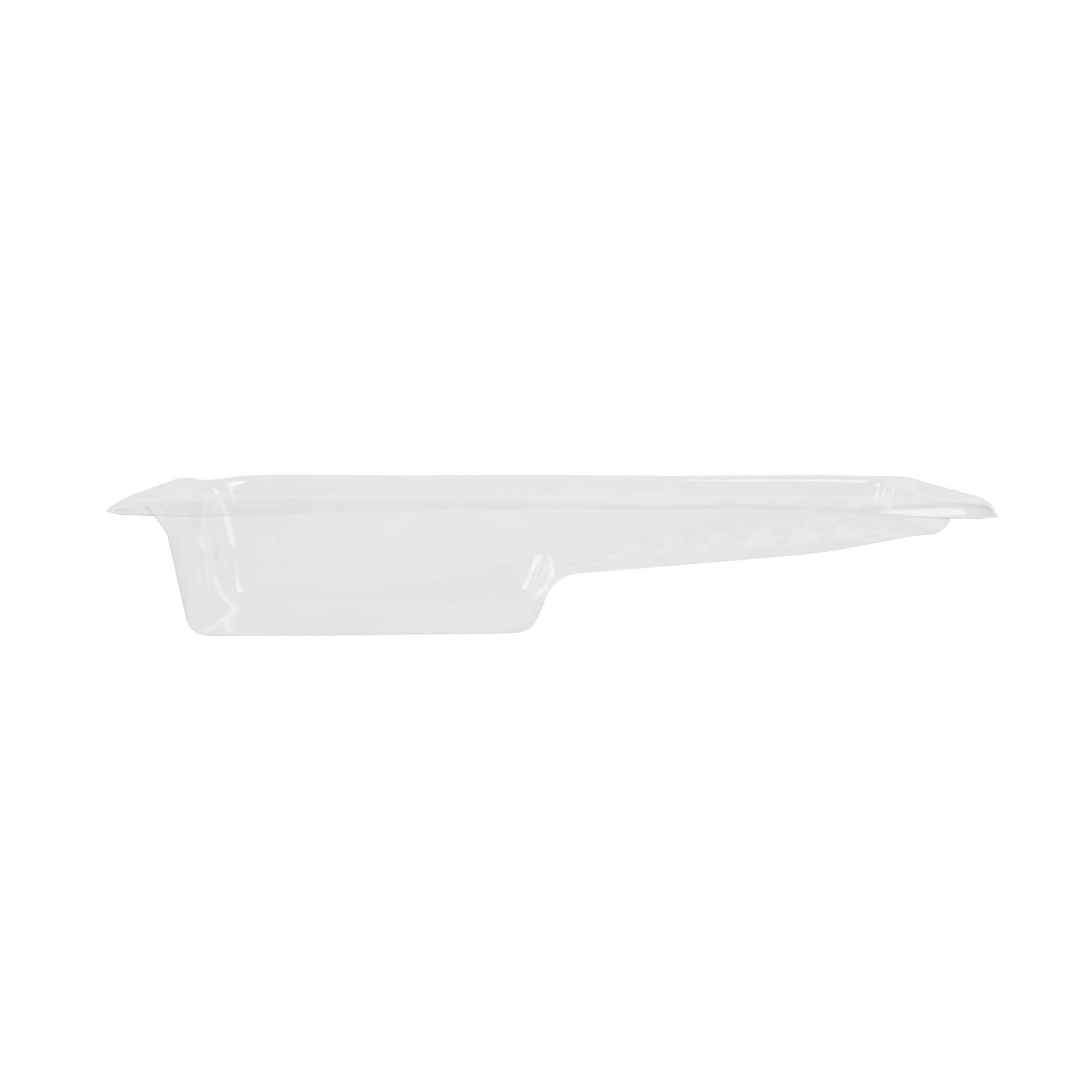 Restaurantware Paquete de 60 forros de bandeja de pintura, desechables, de 4 pulgadas, resistentes al desgarro, suministros de plástico transparente con textura para pintura de casa, retoques, bordes